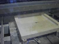 Breton CNC Router finsihed shower pan